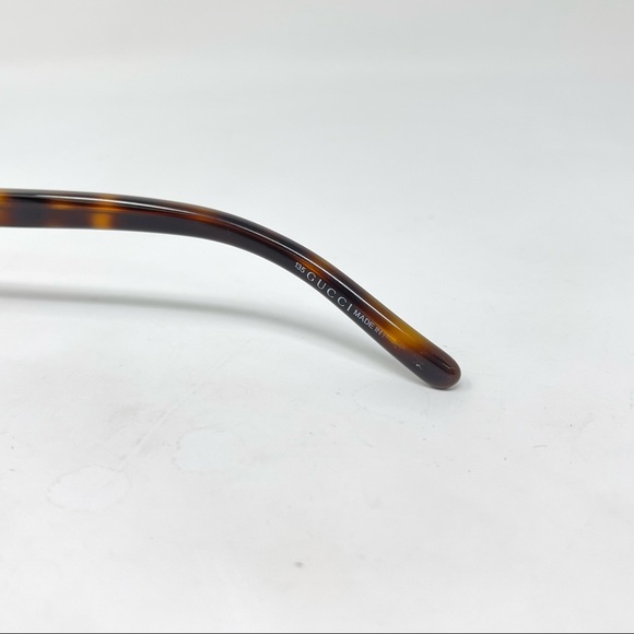 GUCCI GG3071 05L 52 [] 15 135 Havana Tortoise Eyeglasses Frames Italy Gold Logo - Picture 6 of 13